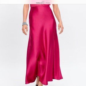 Zara Fuschia Satin Skirt